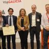 Juan Cividanes con los emprendedores de ViaGalicia