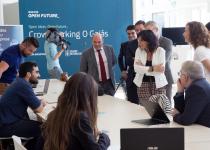 A directora da Axencia para a Modernización Tecnolóxica de Galicia, (Amtega), Mar Pereira, xunto co director da Axencia Galega de Innovación (GAIN), Manuel Varela; o director do Igape, Javier Aguilera, e o director de Telefónica para a zona Norte, Manuel Alonso, visitaron esta mañá o GOF A directora da Axencia para a Modernización Tecnolóxica de Galicia, (Amtega), Mar Pereira, xunto co director da Axencia Galega de Innovación (GAIN), Manuel Varela; o director do Igape, Javier Aguilera, e o director de Telefónica para a zona Norte, Manuel Alonso, visitaron esta mañá o GOF