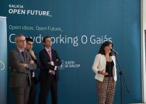 A directora da Axencia para a Modernización Tecnolóxica de Galicia, (Amtega), Mar Pereira, xunto co director da Axencia Galega de Innovación (GAIN), Manuel Varela; o director do Igape, Javier Aguilera, e o director de Telefónica para a zona Norte, Manuel Alonso, visitaron esta mañá o GOF A directora da Axencia para a Modernización Tecnolóxica de Galicia, (Amtega), Mar Pereira, xunto co director da Axencia Galega de Innovación (GAIN), Manuel Varela; o director do Igape, Javier Aguilera, e o director de Telefónica para a zona Norte, Manuel Alonso, visitaron esta mañá o GOF