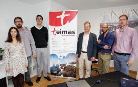 El director de Xesgalicia, Juan Cividanes, mantuvo una reunión de trabajo con los directivos de la empresa Teimas Desenvolvemento